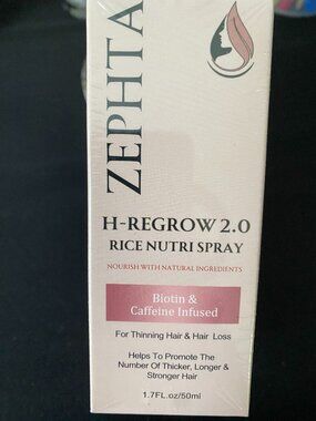 ZEPHTA H-REGROW 2.0 BIOTIN & CAFFEINE INFUSED NWT For Thinning Hair & Hair Loss